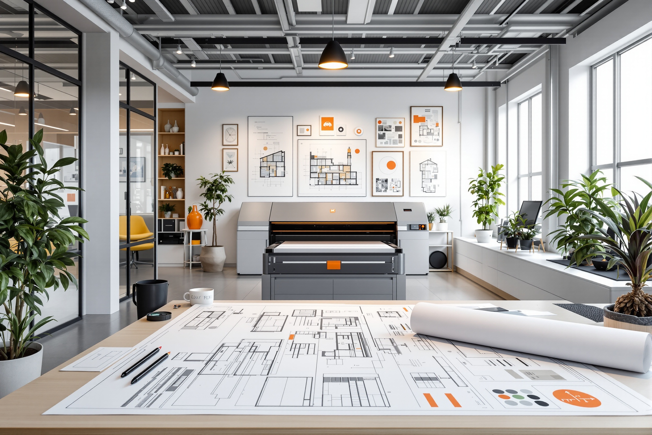 Architectural Plan Blueprint Printing - professional printing services