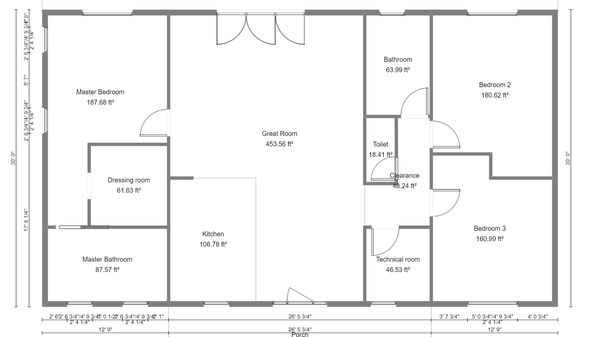 types of floor plans - 2D floor plan layouts